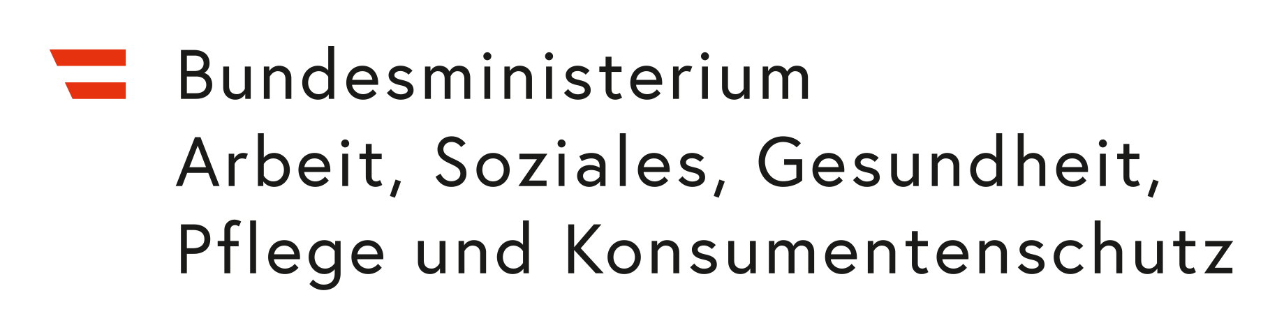 Logo des Ministeriums für Arbeit, Soziales, Gesundheit, Pflege und Konsumentenschutz